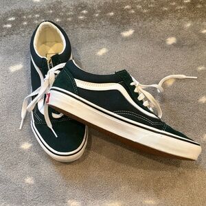 Vans Kids Sneakers in Green and White